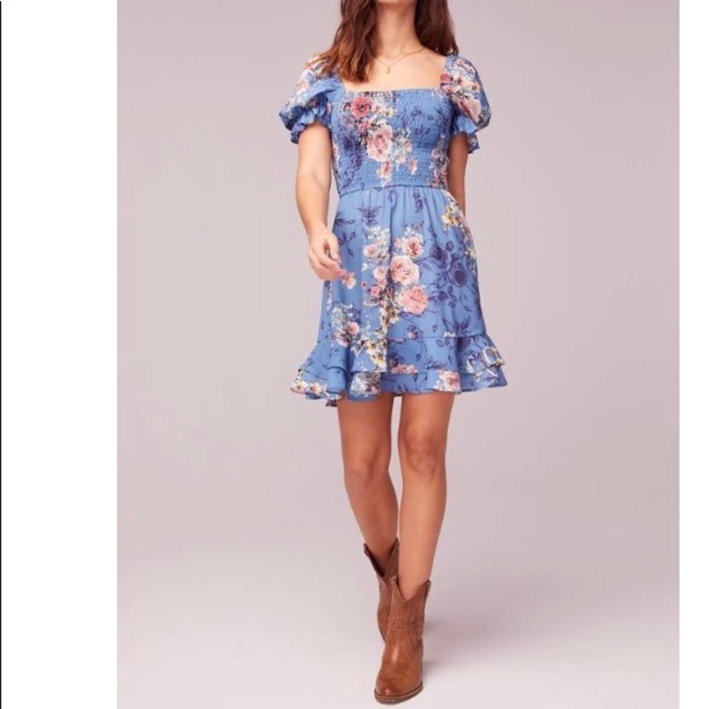 Band of Gypsies | Dream Floral Print Mini Dress